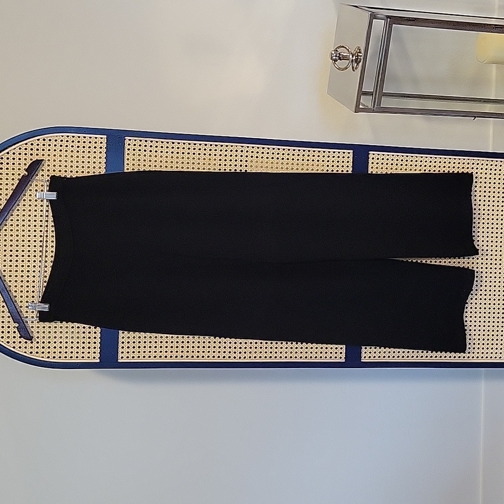 St. John Knit Black Pants Size 6